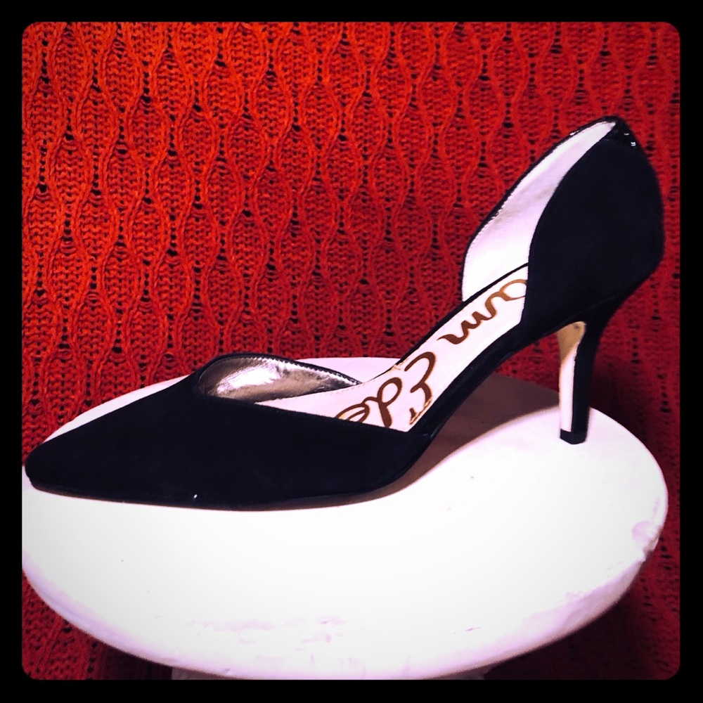 Sam Edelman black heel pointy toe